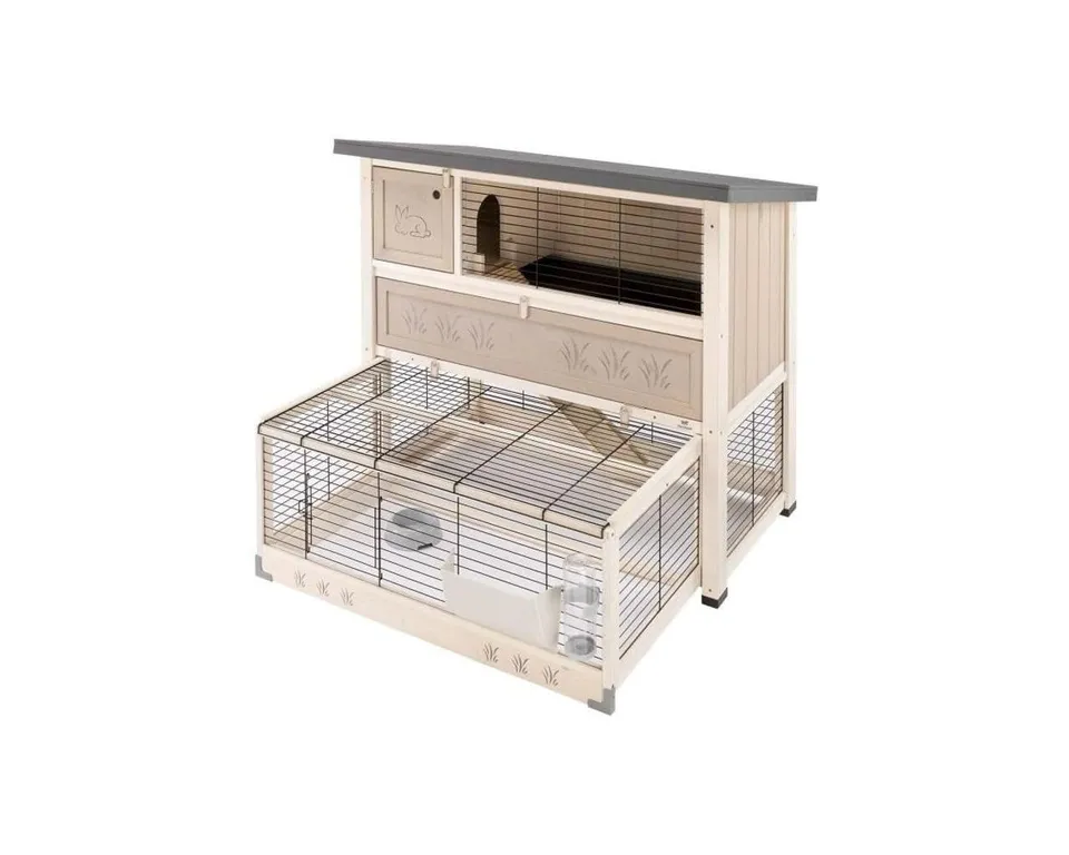 ferplast-ranch-120-max-kaninchenstall-im-freien-aus-fsc-holz-115-x-67-x-107-cm image 1