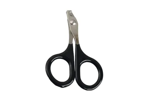 karlie-nagelschere-klein-katzenpflege-kunststoff-edelstahl-schwarz-8x5-5-cm image 1
