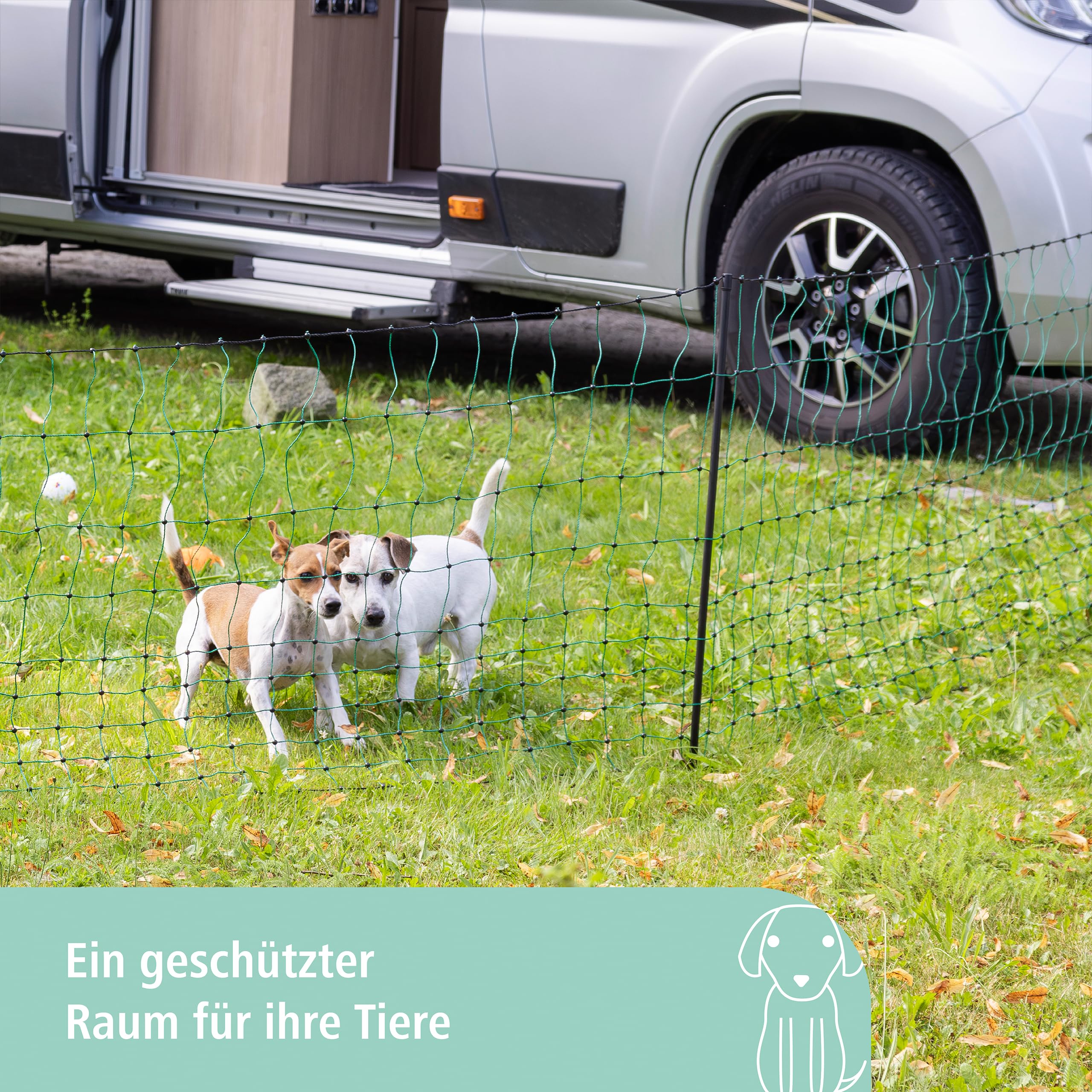 kerbl-pet-begrenzungszaun-camping-net-20-m-x-81-cm-gr-n image 5