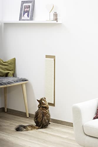 kerbl-pet-wandkratzbrett-maxi-70-x-17-cm-sisal-kratzbrett-beige image 4