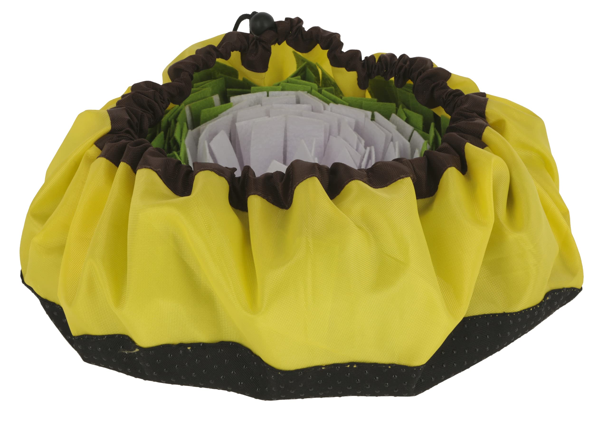 kerbl-pet-schn-ffelteppich-bowl-2in1-60-cm-gelb-gr-n-wei image 5