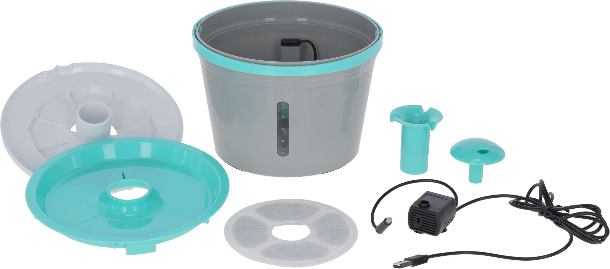 kerbl-pet-trinkbrunnen-1-6-l-grau-blau image 2