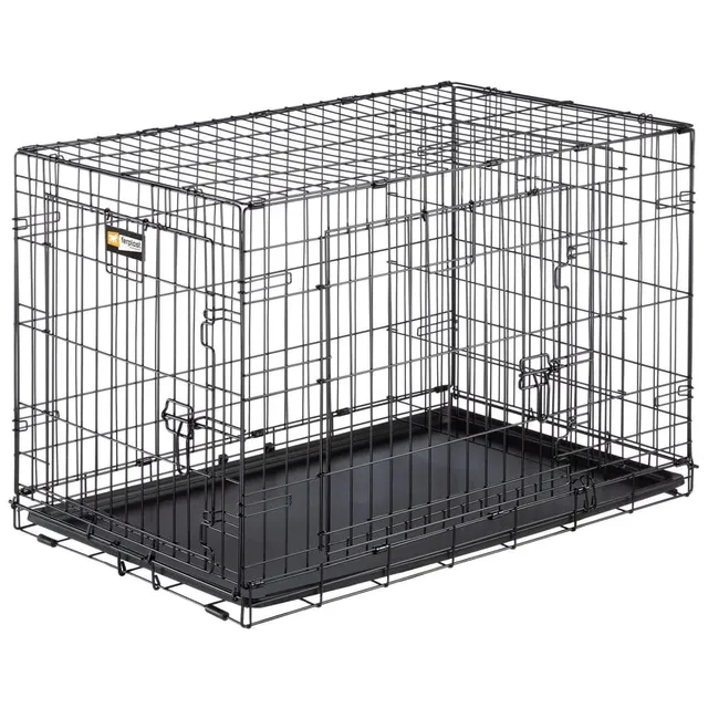 ferplast-dog-inn-90-faltbare-hundebox-metall-schwarz-92-7-x-58-1-x-h-62-5-cm image 1