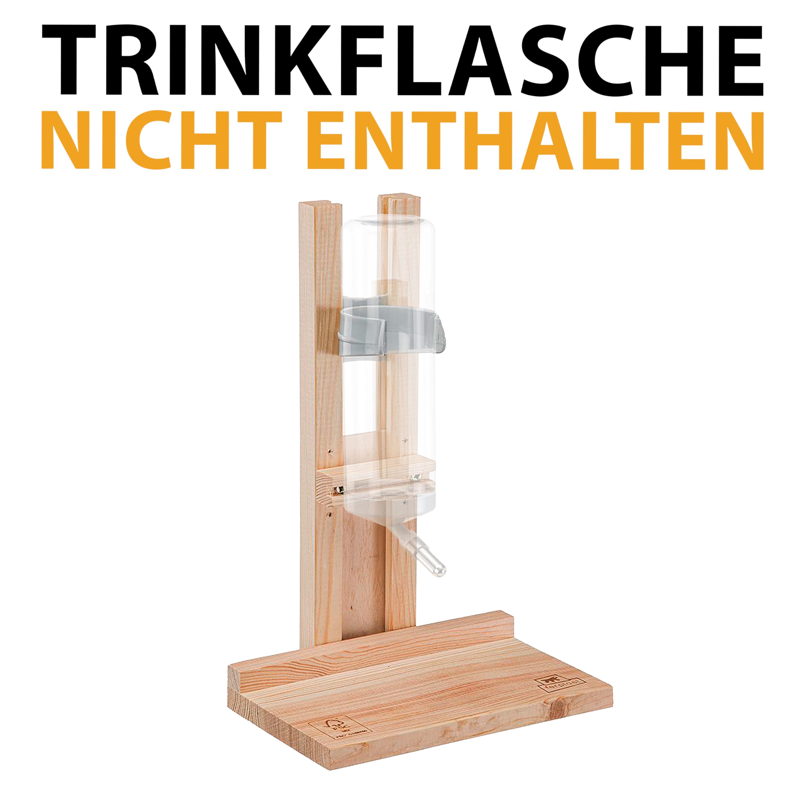ferplast-wasserspenderhalter-holzst-nder-f-r-drinky-300-cc-600-cc-trinkflaschen image 5