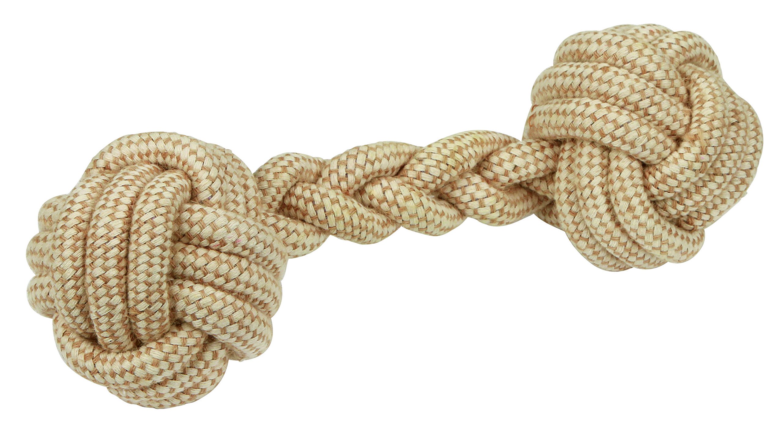 kerbl-pet-hantel-m-jute-baumwolle-7-x-25-cm-hundespielzeug image 1