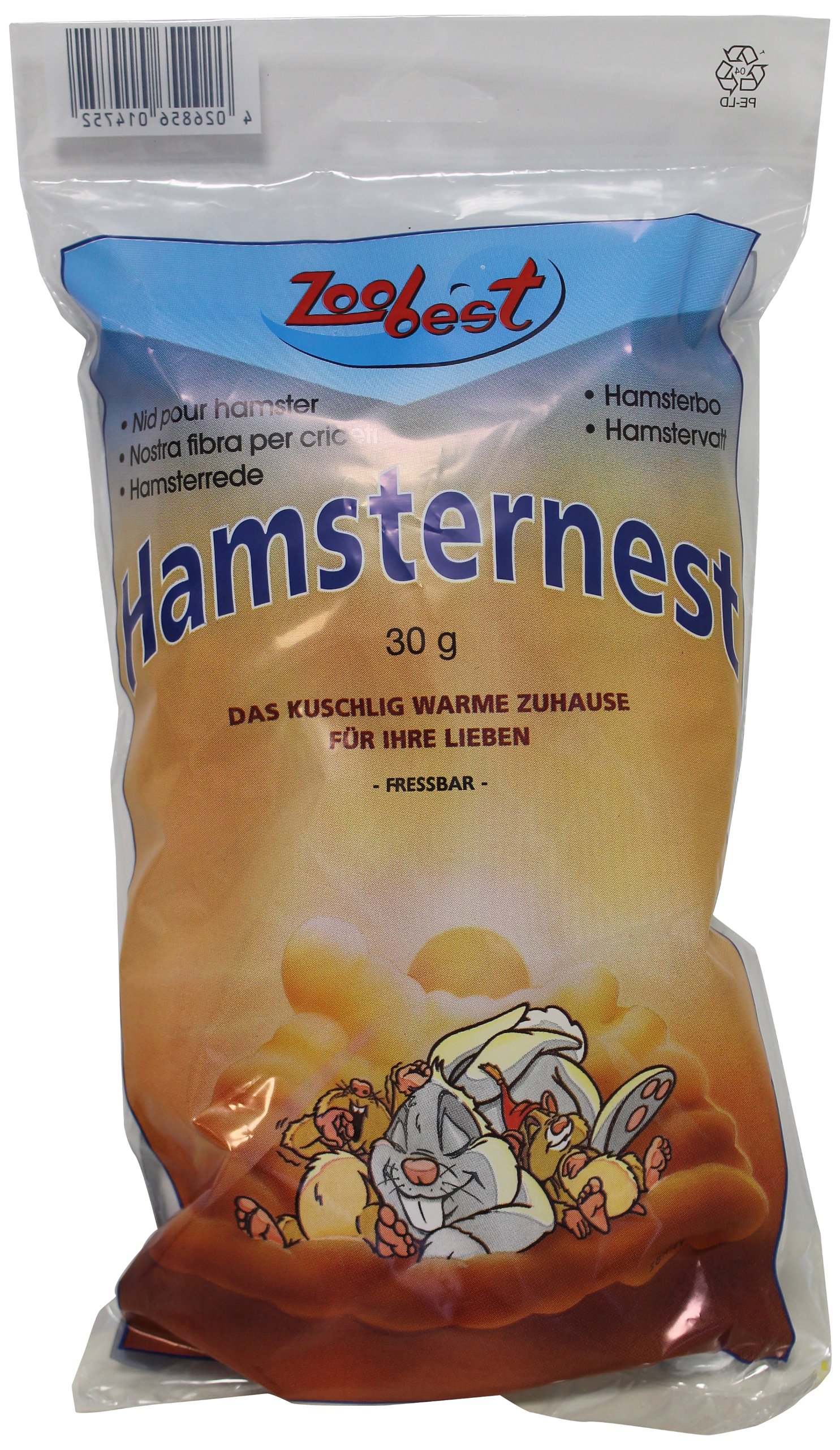 beeztees-hamsterwatte-verdaulich-30-g-nager-nestmaterial image 1