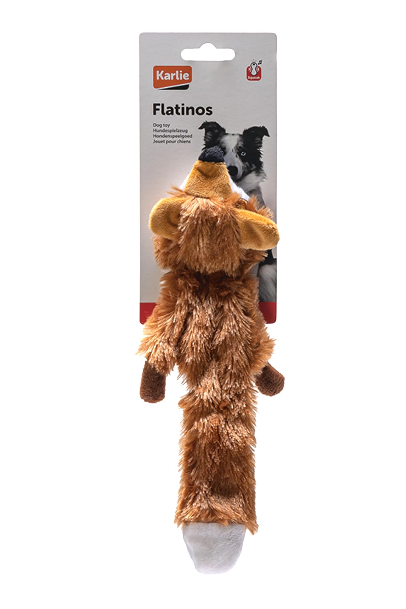 karlie-flatinos-fuchs-pl-schspielzeug-l-30-cm-braun-mit-squeaker image 2