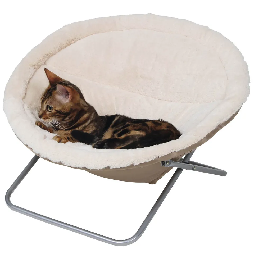 kerbl-pet-alice-katzenliegemulde-58-cm-beige-erh-hte-katzenliege-mit-softpl-sch image 1