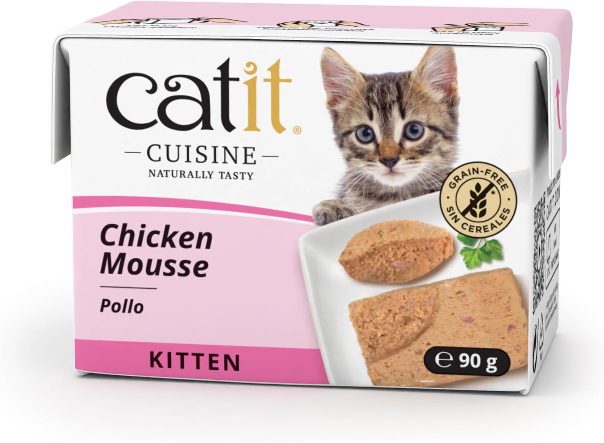 catit-cuisine-kitten-mousse-huhn-90-g-5er-pack-getreidefrei image 1