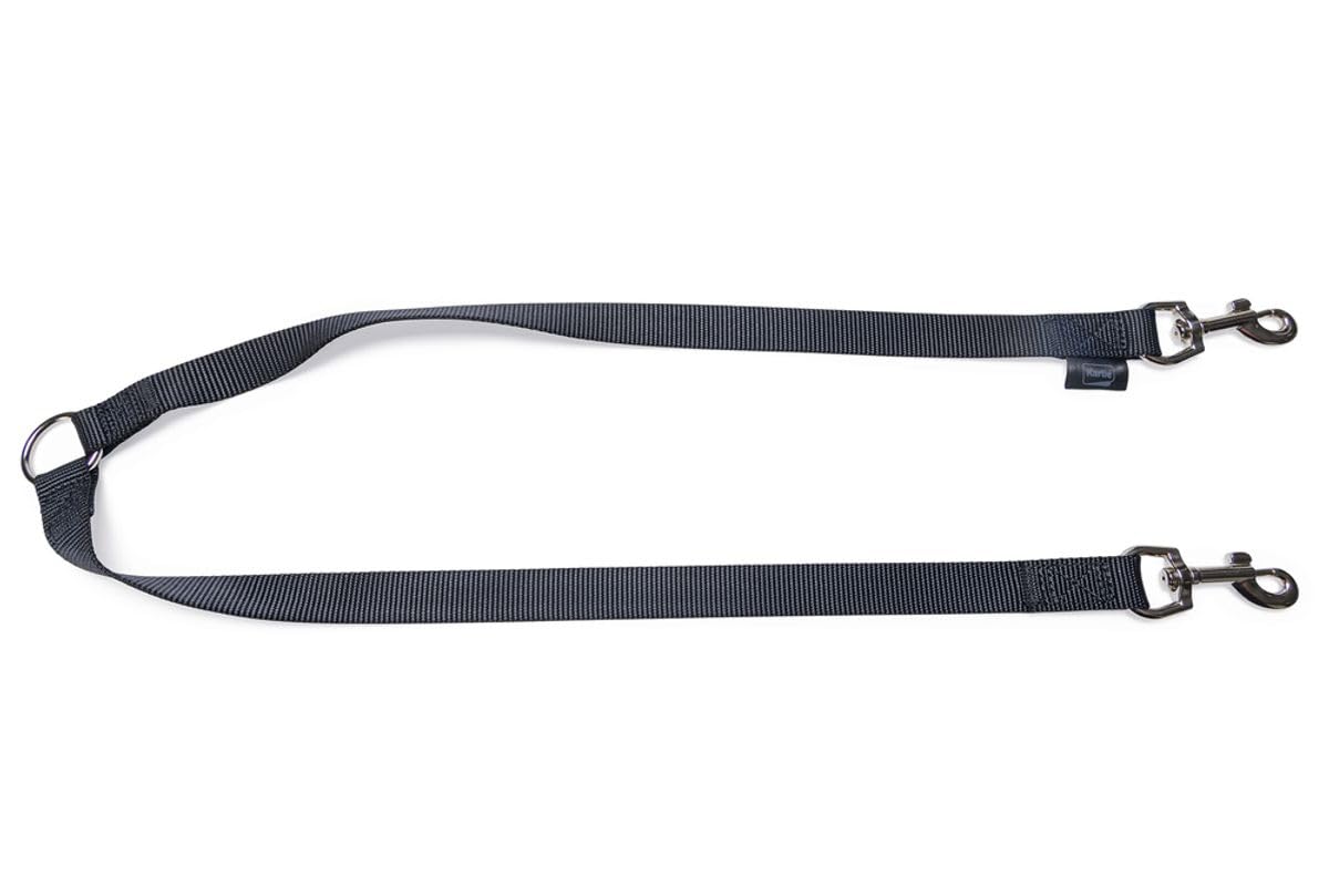 karlie-nylonkoppel-50-cm-x-20-mm-schwarz-doppelf-hrung-f-r-hunde image 2