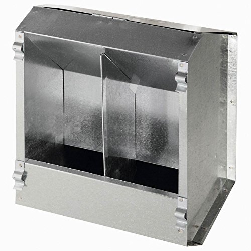 kerbl-pet-futterautomat-3-l-verzinkt-2-fresspl-tze-f-r-kaninchen image 6