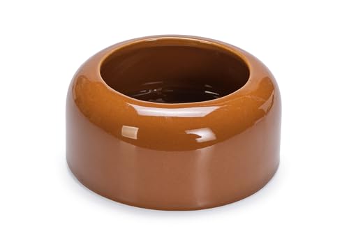 karlie-futternapf-keramik-braun-100-ml-8-5-x-8-5-x-4-cm-f-r-nagetiere image 2