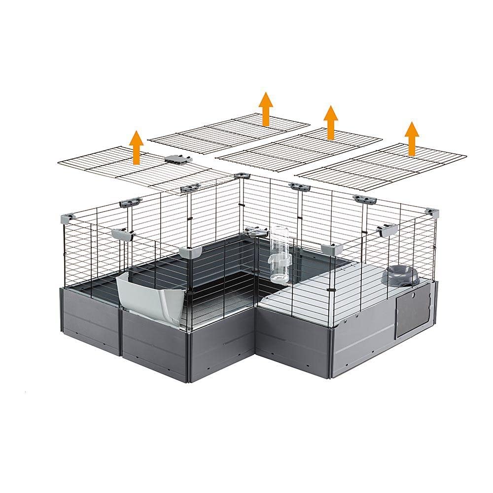 ferplast-multipla-maxi-modularer-kaninchen-und-meerschweinchenk-fig-142-5-x-72-x image 5