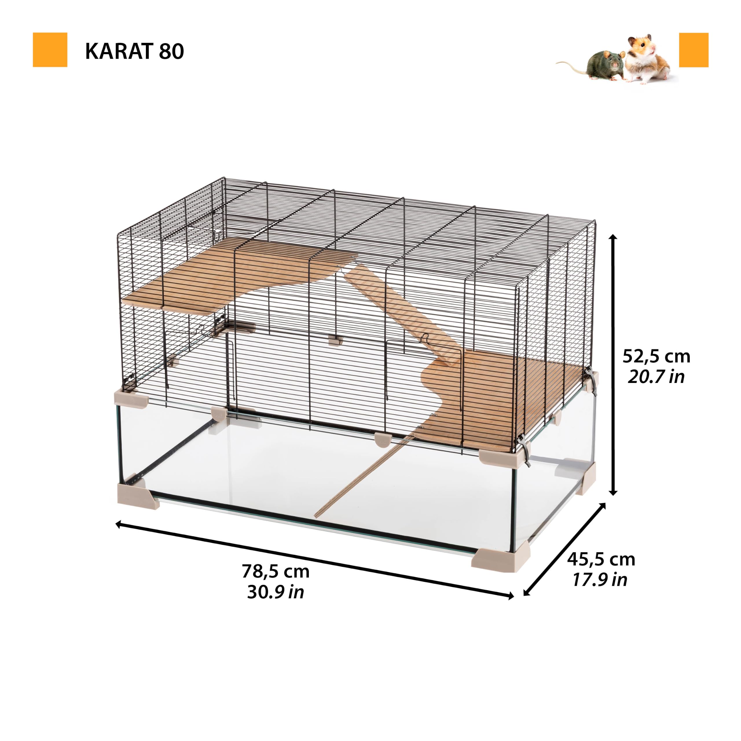 ferplast-karat-80-hamster-und-m-usek-fig-aus-glas-78-5-x-45-5-x-52-5-cm-2-ebenen image 3