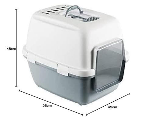 kerbl-katzentoilette-cathy-comfort-haubentoilette-58-x-45-x-48-cm-blau-wei image 4