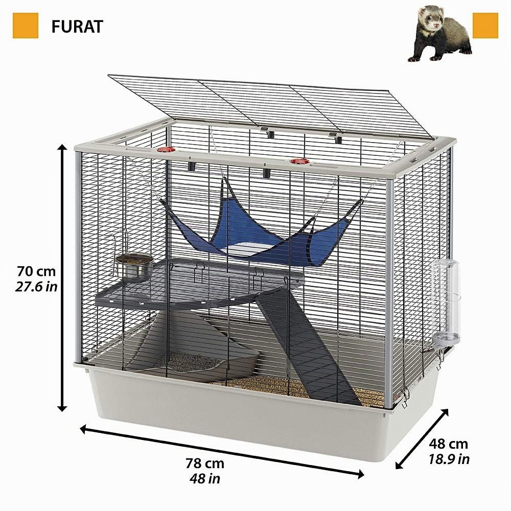 ferplast-furat-k-fig-f-r-frettchen-und-ratten-78-x-48-x-70-cm-schwarz-mit-mehr-e image 2