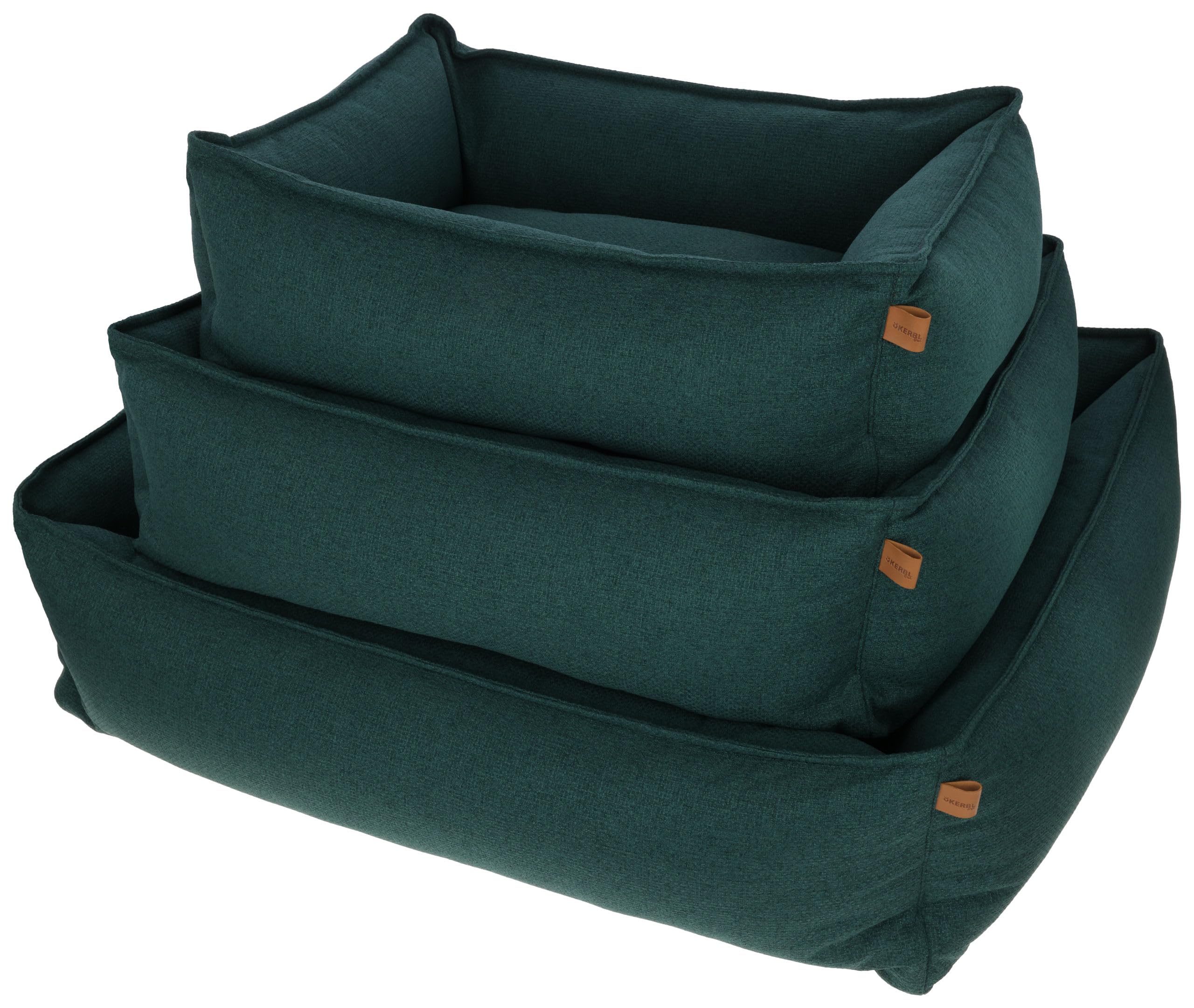 kerbl-pet-kuschelbett-oliver-english-green-70x60x24cm-hundebett image 3