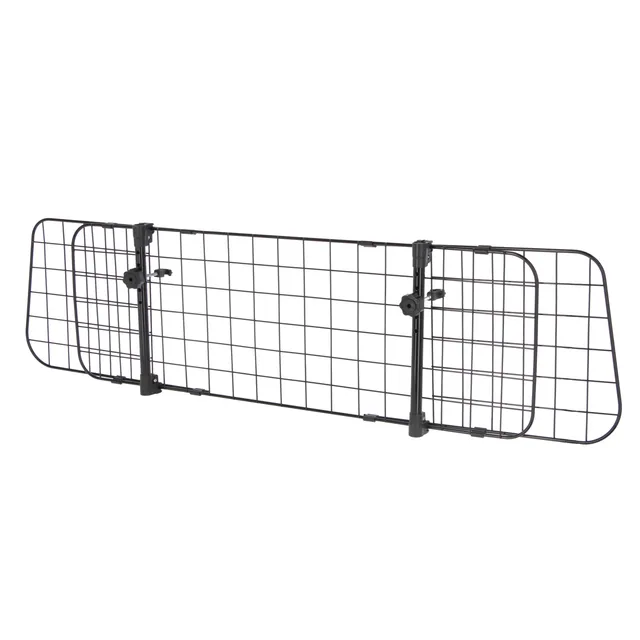 kerbl-pet-autoschutzgitter-metall-trenngitter-schwarz-30-cm-hoch-96-145-cm image 1