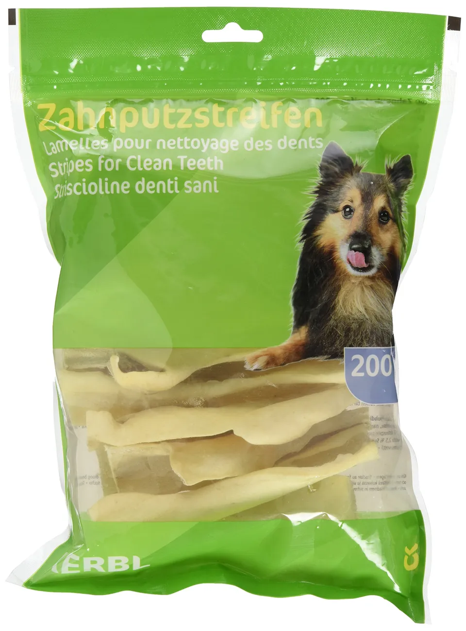 kerbl-pet-zahnputzstreifen-200-g-aus-rinderhaut image 1