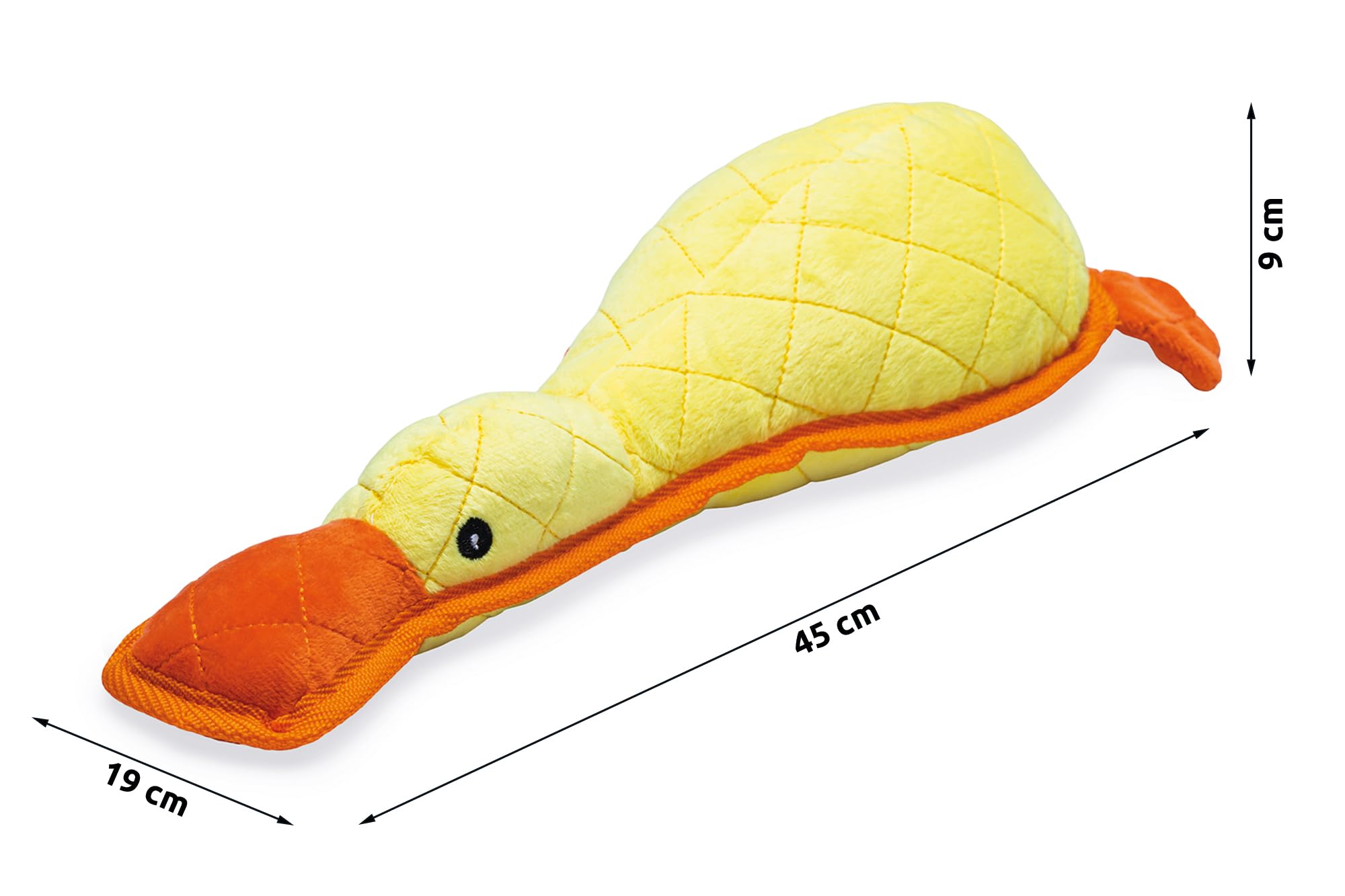 karlie-ente-amba-hundespielzeug-pl-sch-gelb-45x19x9-cm image 4