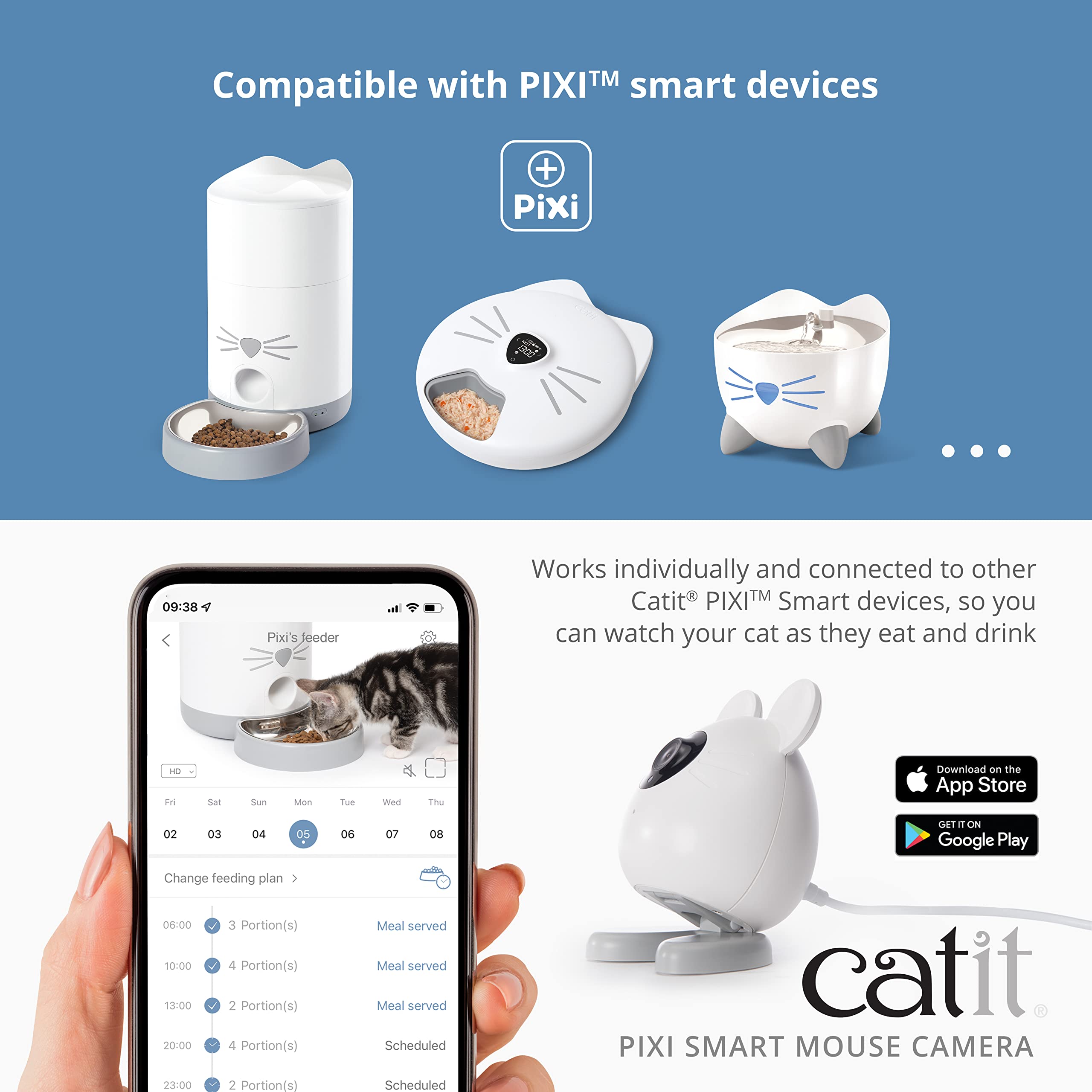 catit-pixi-smart-mauskamera-katzenkamera-1080p-mit-app-und-nachtsicht image 4