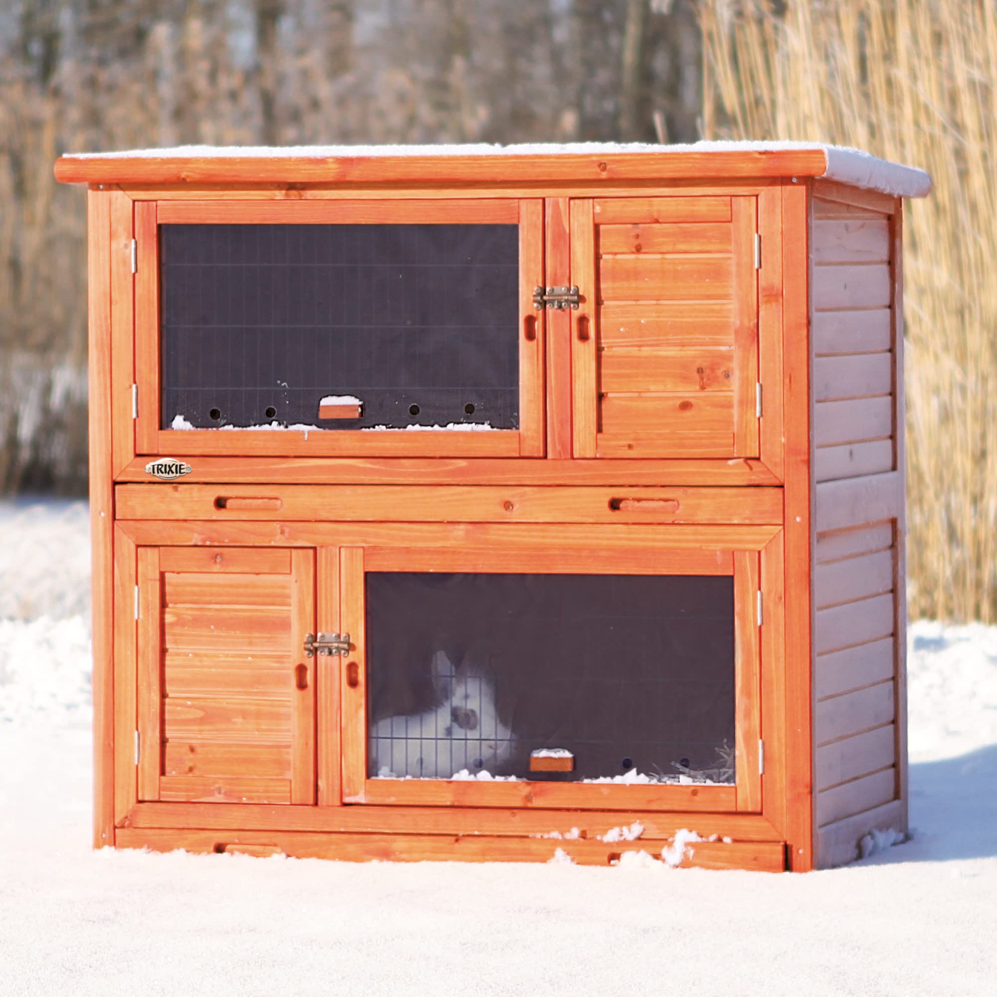 trixie-62404-natura-kleintierstall-mit-w-rmed-mmung-116-x-113-x-65-cm-braun image 3