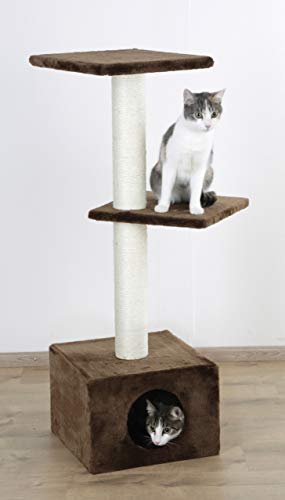 kerbl-pet-kratzbaum-venus-braun-h-he-109-cm-37-x-37-cm-grundplatte image 4