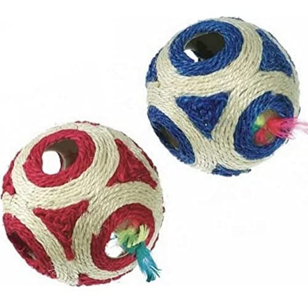 karlie-k-f-sisal-glocke-catnip-katzenspielball-11-cm image 1