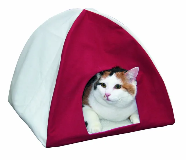 kerbl-pet-katzenzelt-tipi-40x40x35-cm-mit-fleece-einlage image 1