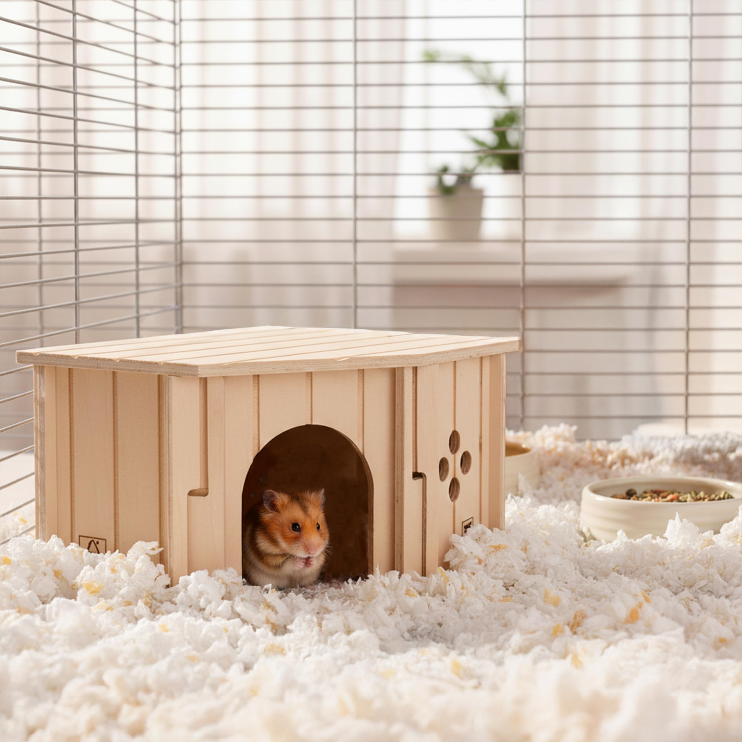 ferplast-sin-corner-eckhaus-s-f-r-kaninchen-meerschweinchen-hamster-aus-fsc-holz image 4