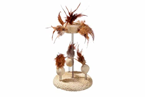karlie-nava-sisal-und-luffa-katzenspielzeug-h-25-cm-15-cm-beige-mit-catnip image 2