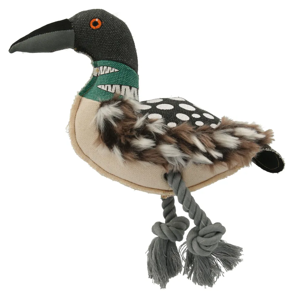 kerbl-pet-hundespielzeug-ente-bert-28-cm-aus-canvas image 1