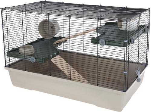 kerbl-pet-kleintierk-fig-flat-nature-80x45x51-cm-mit-h-uschen-napf-und-laufrad image 8