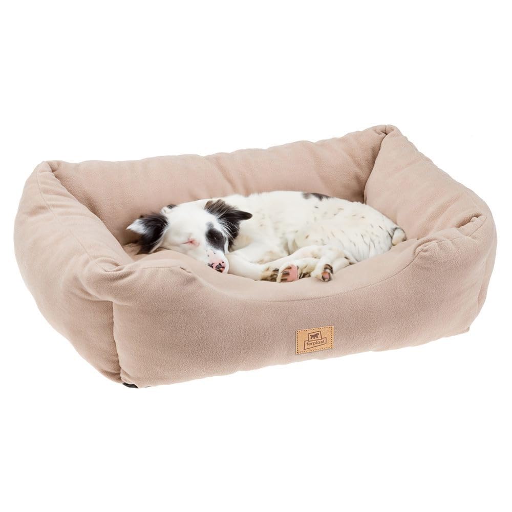 ferplast-coccolo-60-hundesofa-katzenbett-microfleece-66-x-50-x-h-20-cm-beige image 1