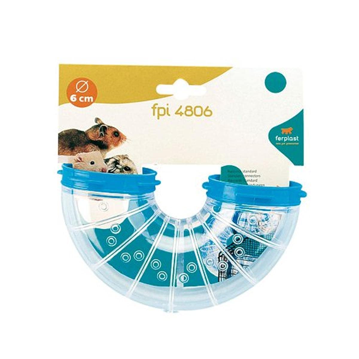 ferplast-u-turn-fpi-4806-r-hre-bogen-f-r-hamsterk-fige-transparent image 1