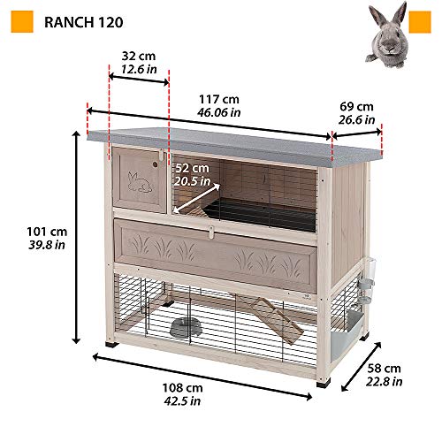 ferplast-ranch-120-kaninchenstall-aus-fsc-holz-f-r-au-en-115-x-67-x-101-cm image 8