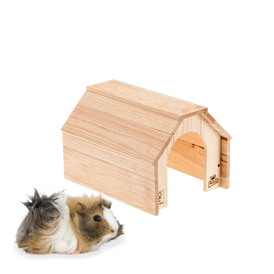 ferplast-hidda-kleintierhaus-aus-holz-gr-e-m-32-x-25-x-h-21-5-cm image 1