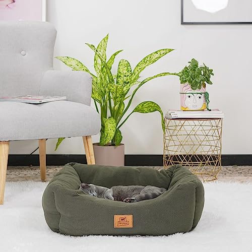 ferplast-coccolo-50-hundesofa-katzenbett-microfleece-grau-55x45xh20-cm image 5