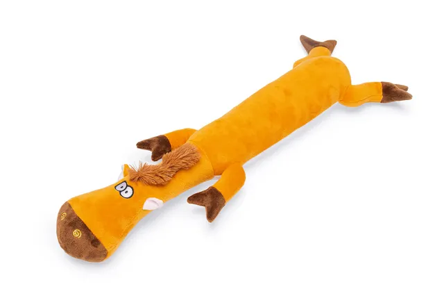 karlie-funny-pferd-hundespielzeug-pl-sch-braun-50-x-20-x-7-cm image 1