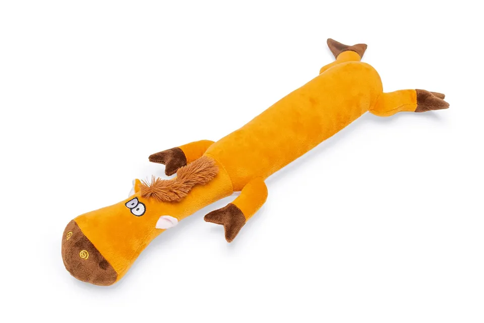 karlie-funny-pferd-hundespielzeug-pl-sch-braun-50-x-20-x-7-cm image 1
