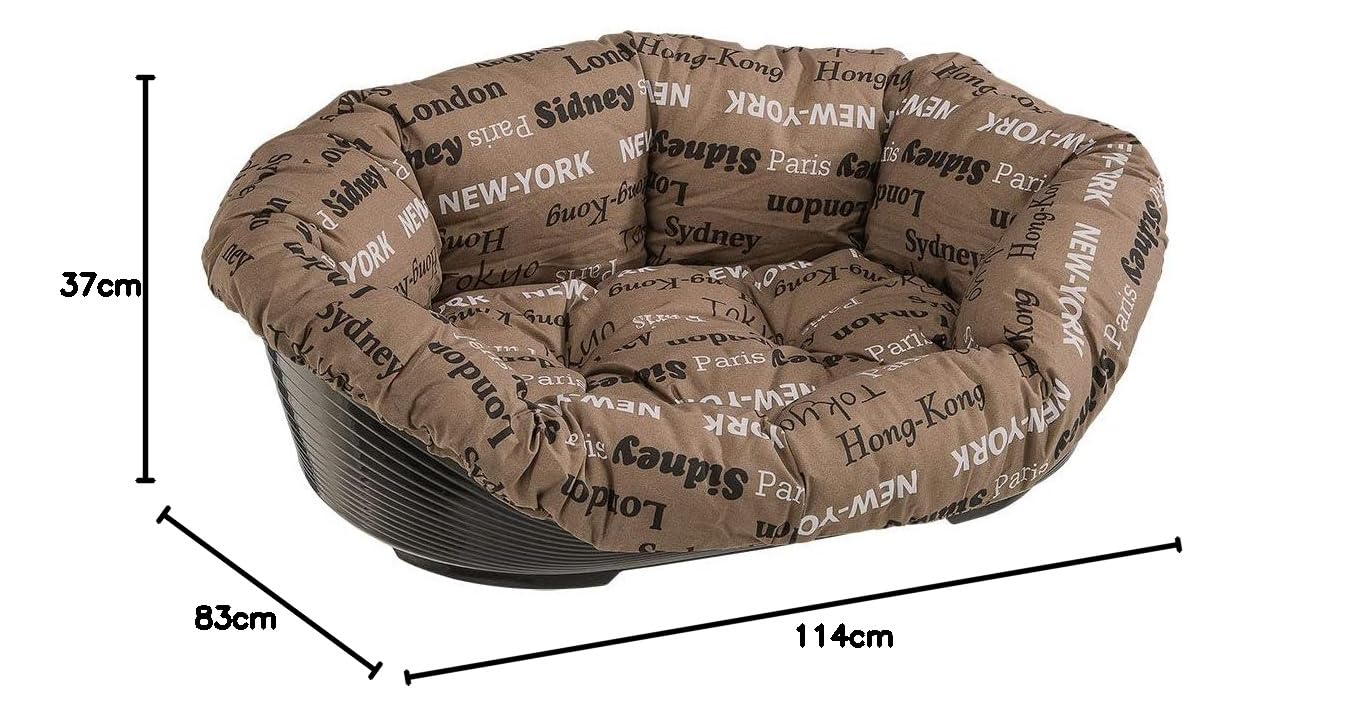 ferplast-sof-12-hundekorb-mit-kissen-114-x-83-x-h-37-cm-braun-plastikkorb-mit-ba image 4