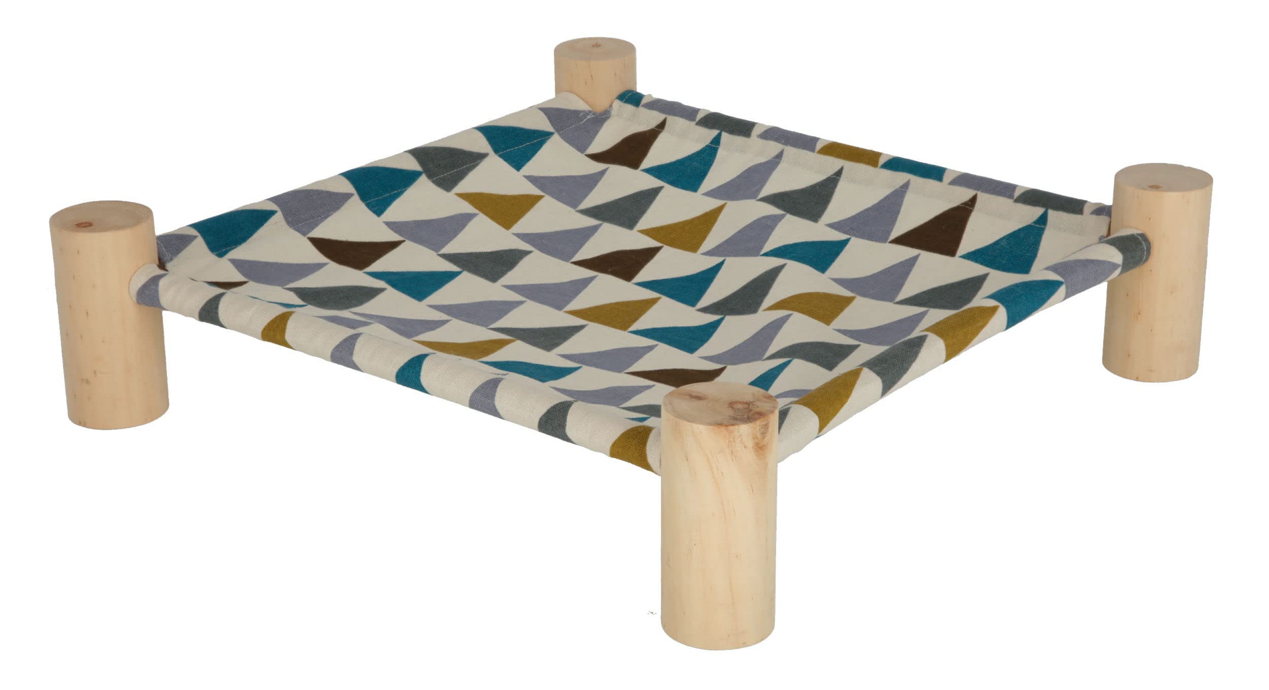 kerbl-pet-h-ngematte-f-r-nager-holz-canvas-38x38x10cm image 1