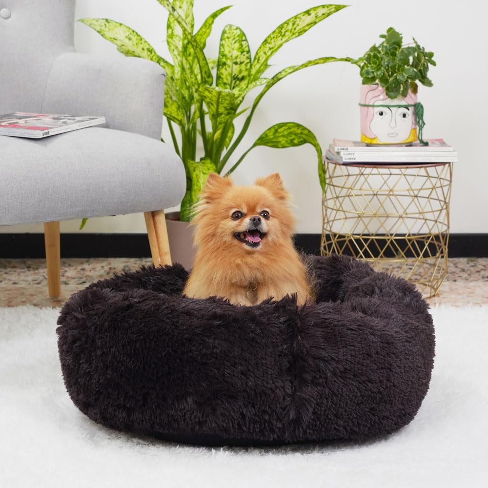 ferplast-cuddly-hundekissen-katzenbett-rund-60-x-14-cm-braun image 4