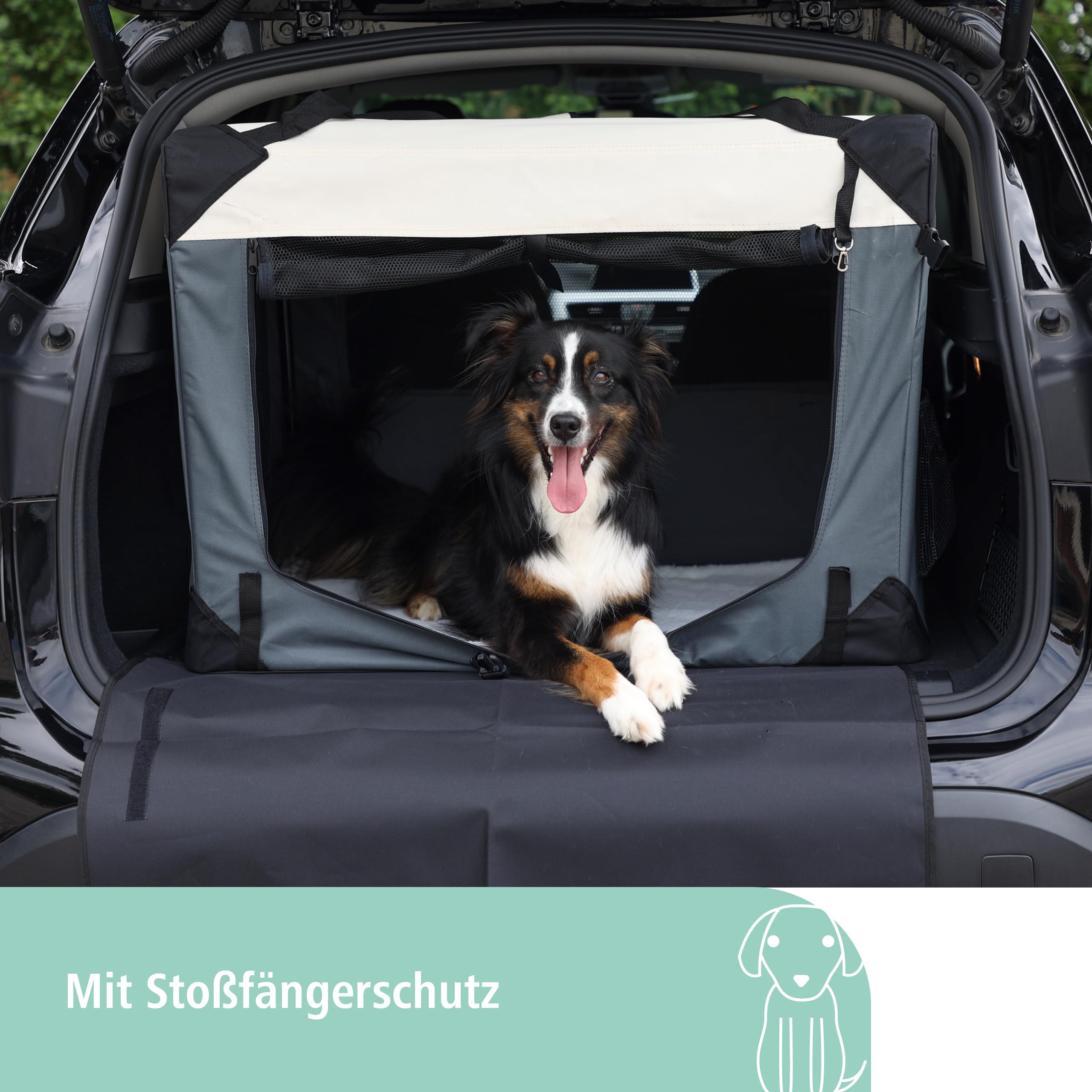 kerbl-pet-transportbox-journey-70-x-52-x-52-cm-grau-beige-faltbar image 4
