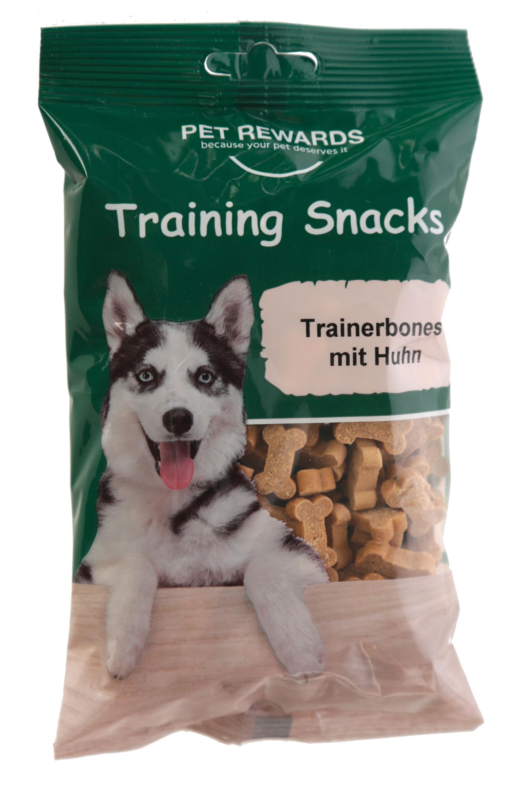 kerbl-trainerbones-mit-huhn-200g-hundesnack-trainingsleckerli image 1