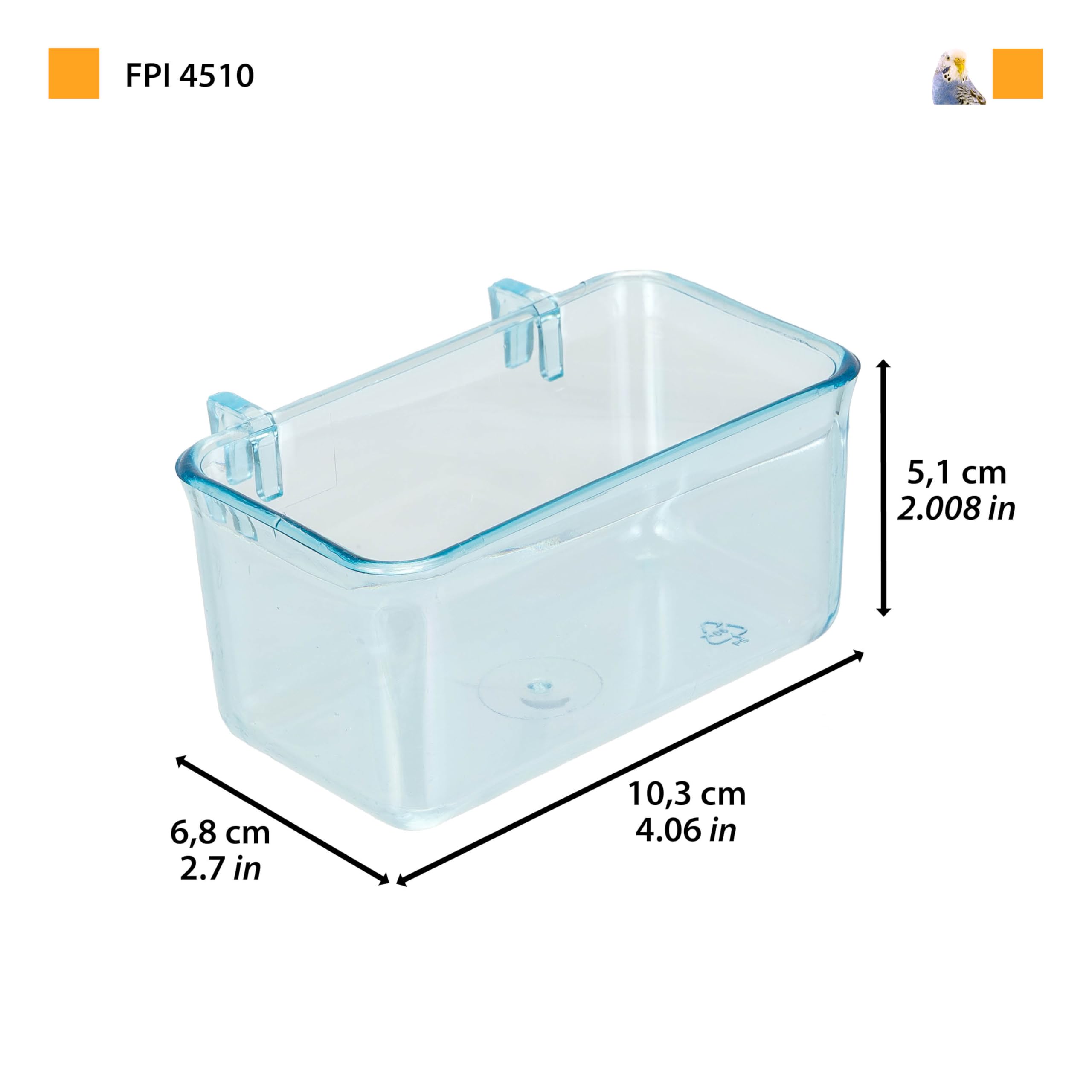 ferplast-fpi-4510-sittich-futterspender-transparent-10-3-x-6-8-x-5-1-cm image 3
