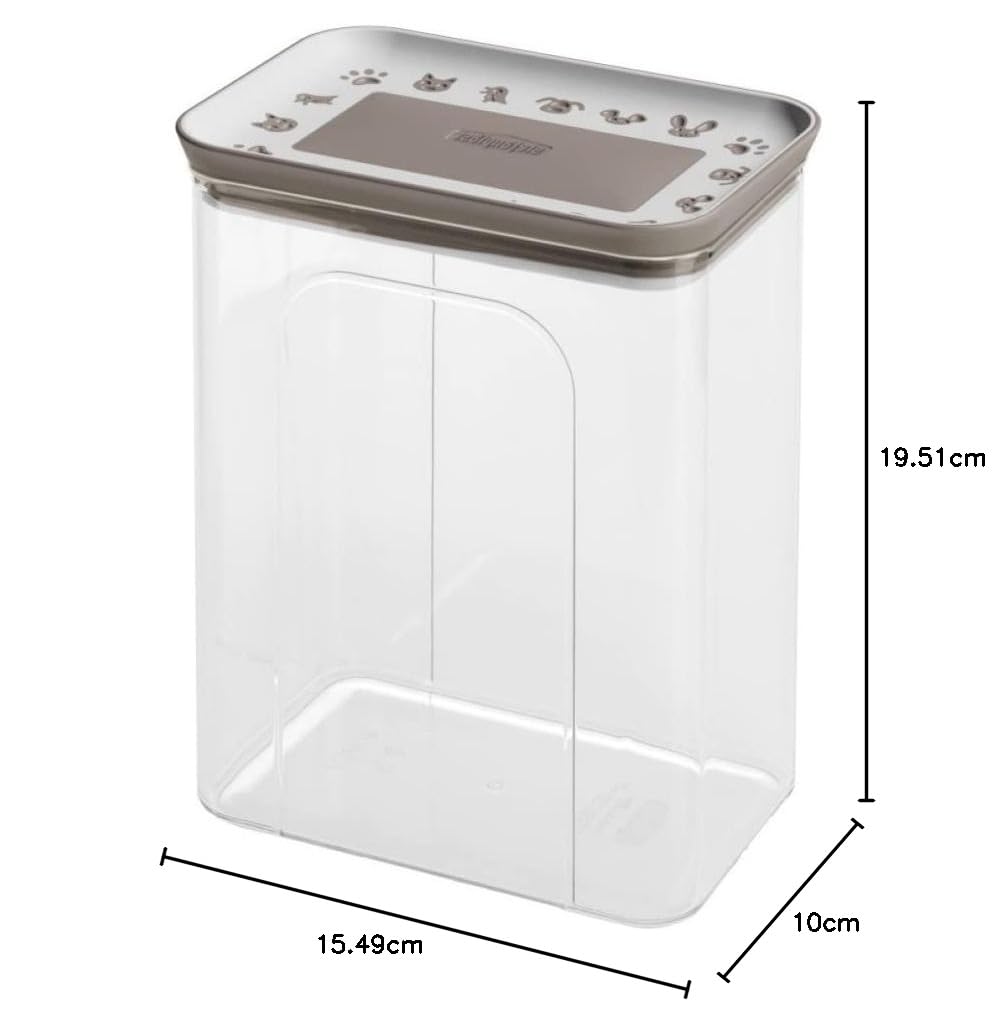 kerbl-snackbox-2-2-l-transparent-braun-15-5-x-10-x-19-5-cm image 3