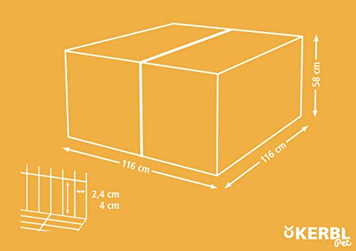 kerbl-freilaufgehege-mit-ausbruchsperre-116x116x58-cm-kleintiergehege image 5