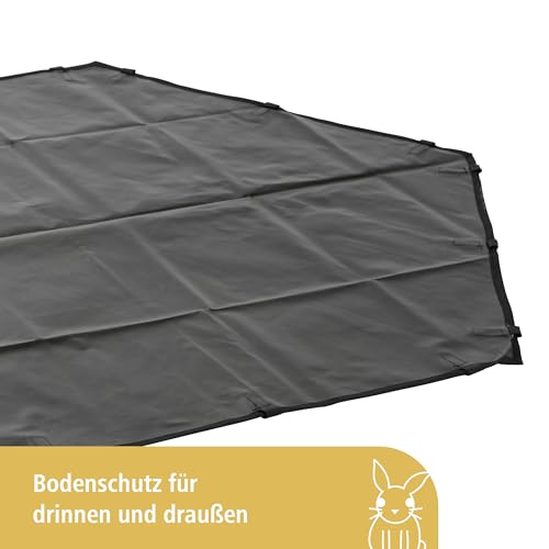 kerbl-pet-nylonboden-f-r-freigehege-auslaufboden-schwarz-f-r-82704-82833 image 6