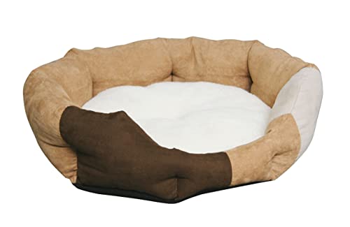 kerbl-pet-liegebett-amy-45-x-41-cm-braun-beige-f-r-kleine-hunde image 4